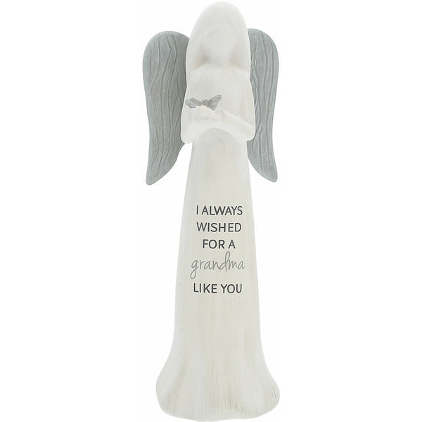 pavilion gift company Grandma Like You 9" Angel Holding a Butterfly