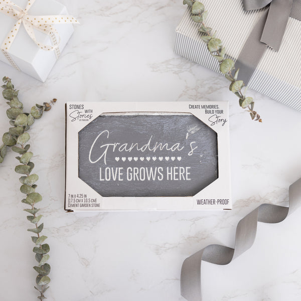 Pavilion Gift Company Grandma’s Love 7" X 4.25" Garden Stone