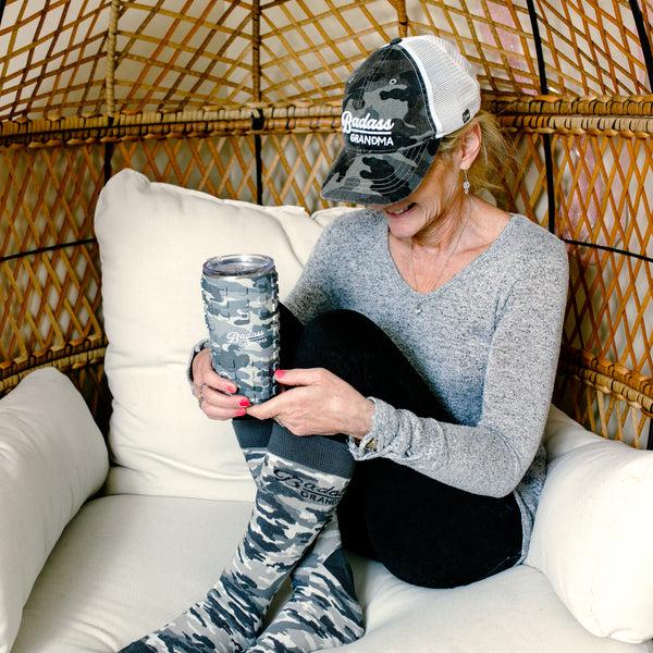 Pavilion Gift Company Grandma S-M Cotton Blend Sock