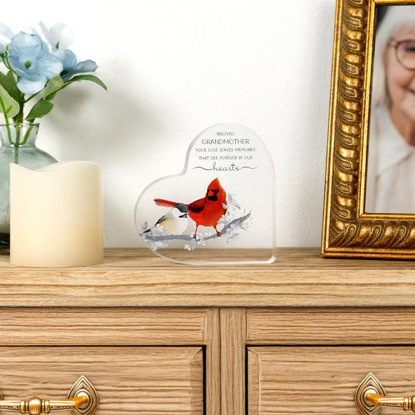 Pavilion Gift Company Grandmother 3.5" Acrylic Heart Plaque