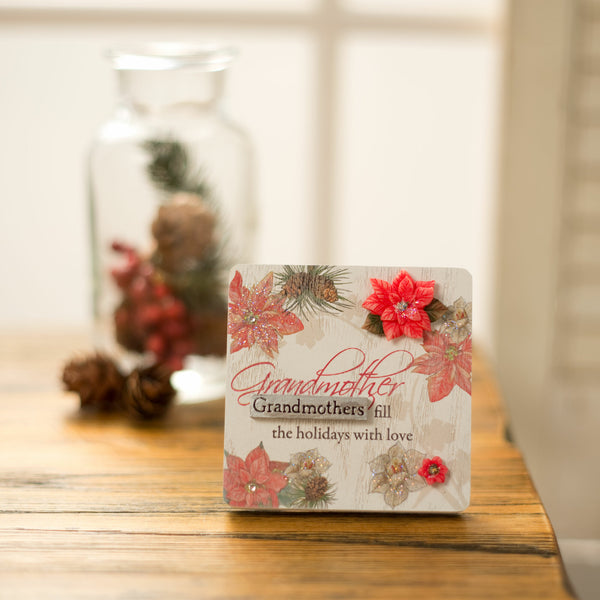 Pavilion Gift Company Grandmother 3" X 3" Self-Standing Plaque