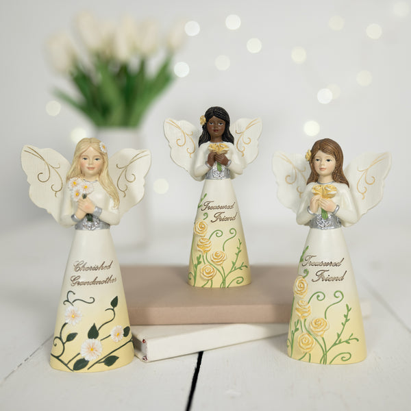 Pavilion Gift Company Grandmother 5" Angel Holding Daisies