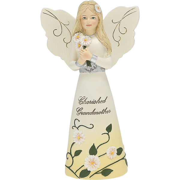 pavilion gift company Grandmother 5" Angel Holding Daisies