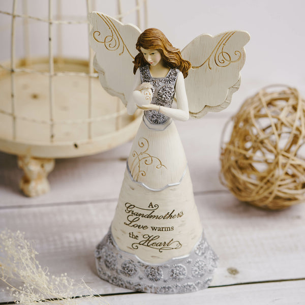 Pavilion Gift Company Grandmother 8" Angel Holding Heart