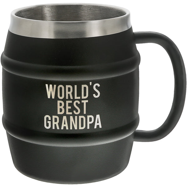 pavilion gift company Grandpa 15 oz Stainless Steel Double Wall Stein