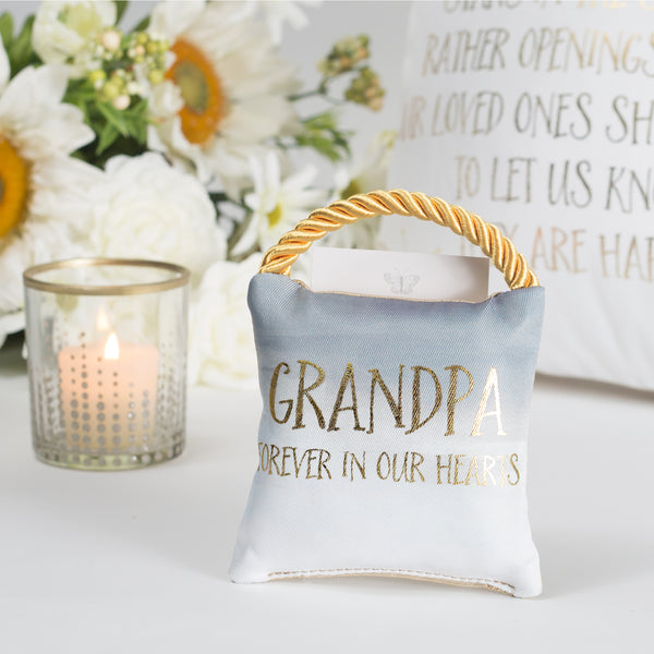 Pavilion Gift Company Grandpa 4.5" Memorial Pocket Pillow