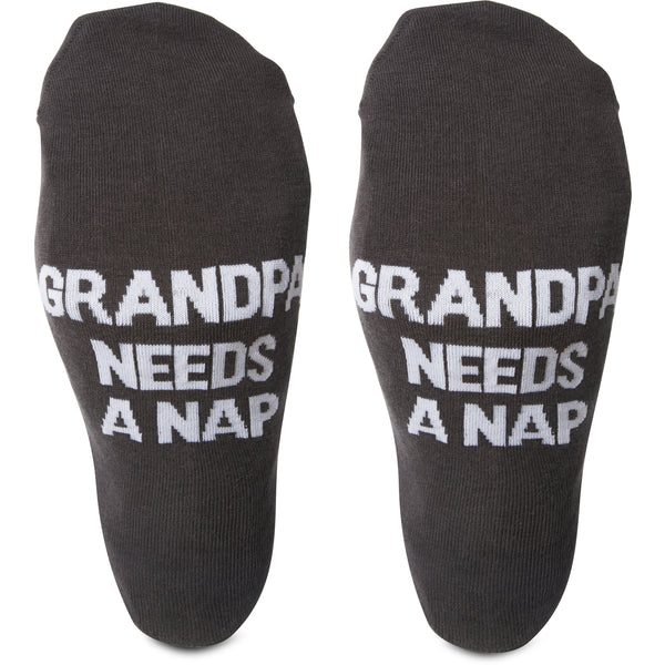 pavilion gift company Grandpa Nap Mens Cotton Blend Sock