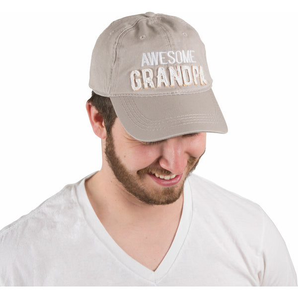 Pavilion Gift Company Grandpa Warm Gray Adjustable Hat