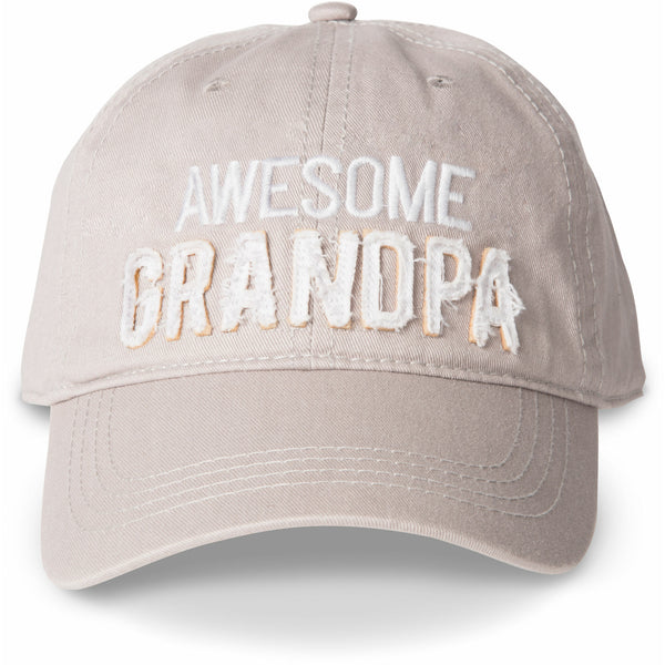 pavilion gift company Grandpa Warm Gray Adjustable Hat