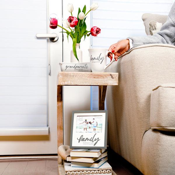 Pavilion Gift Company Grandparents 12 Oz - 100% Soy Wax Reveal Triple Wick Candle Scent: Tranquility