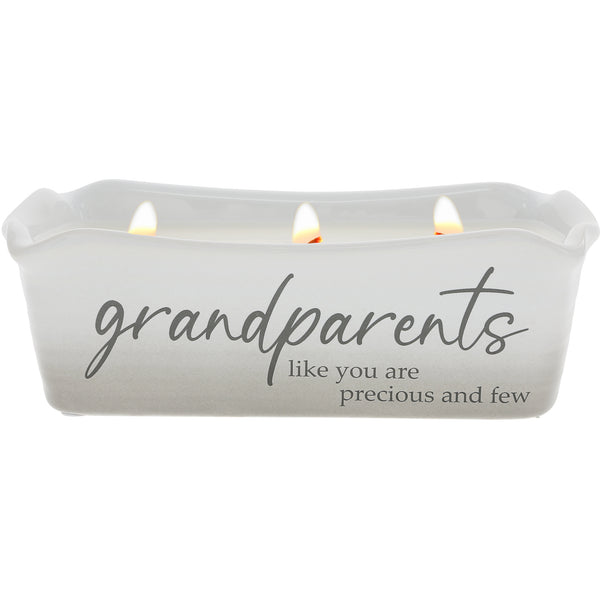 pavilion gift company Grandparents 12 oz - 100% Soy Wax Reveal Triple Wick Candle Scent: Tranquility