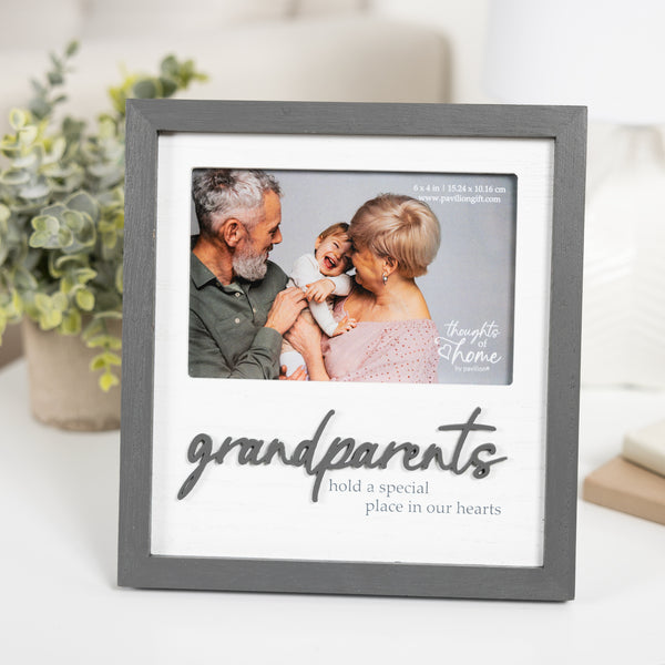 Pavilion Gift Company Grandparents 7.75" X 8.25" Frame (Holds A 6" X 4" Photo)