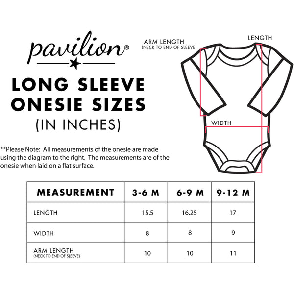 Pavilion Gift Company Grasshopper Long Sleeve Onesie (3-6 Months)