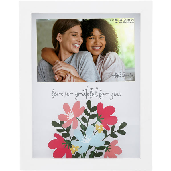 pavilion gift company Grateful For You 7.5" x 9.5" Shadow Box Frame (Holds 6" x 4" Photo)