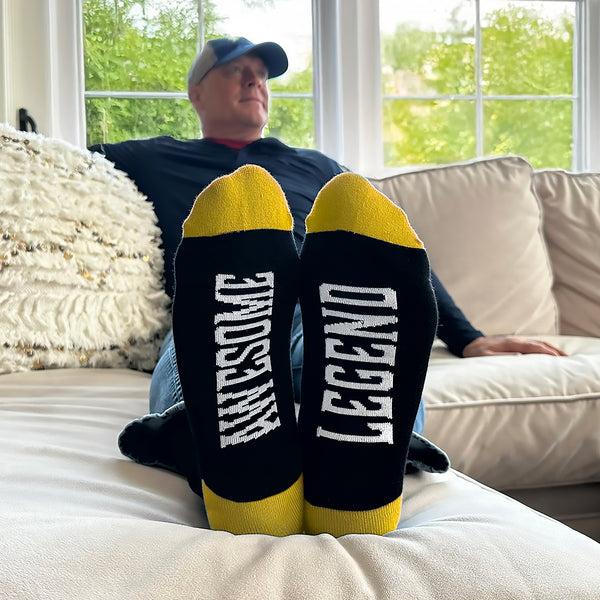 Pavilion Gift Company Great Grandpa Bamboo Crew Socks
