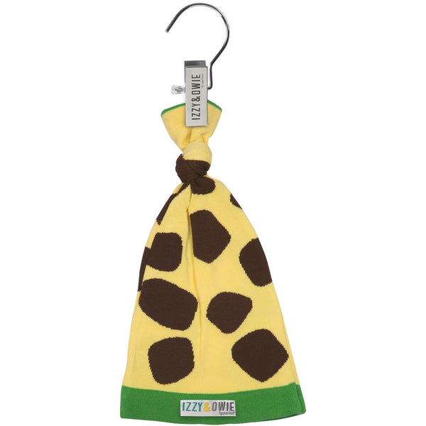 Pavilion Gift Company Green And Yellow Giraffe One Size Fits All Baby Hat