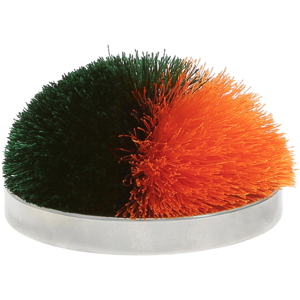 Pavilion Gift Company Green & Orange 2.75" Pom Pom Lid