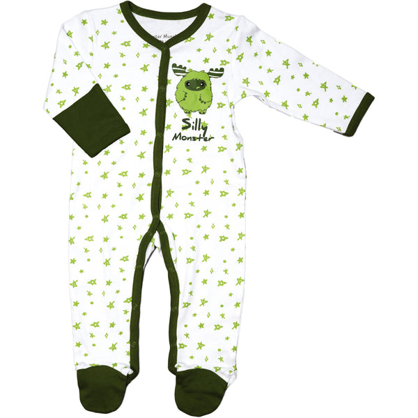pavilion gift company Green Silly Monster 0-6 Months Sleeper