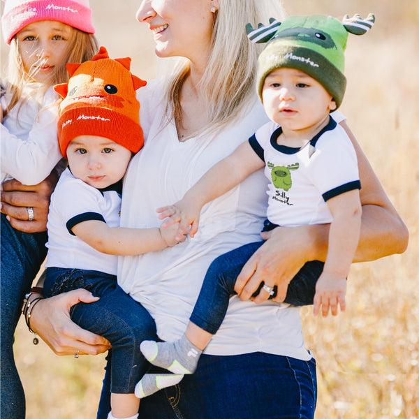 Pavilion Gift Company Green Silly Monster 6-12 Months Bodysuit