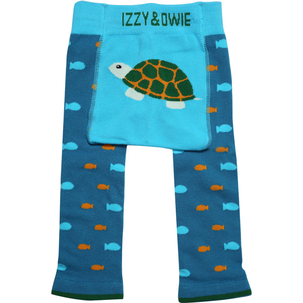 pavilion gift company Green Turtle 6-12 Months Baby Leggings