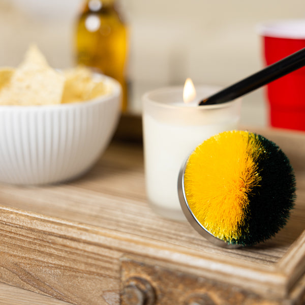 Pavilion Gift Company Green & Yellow 2.75" Pom Pom Lid