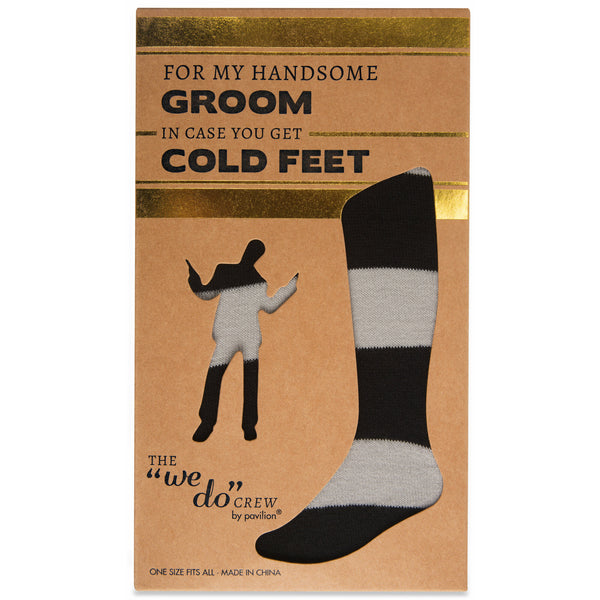 Pavilion Gift Company Groom Black - Men's Cotton Blend Sock