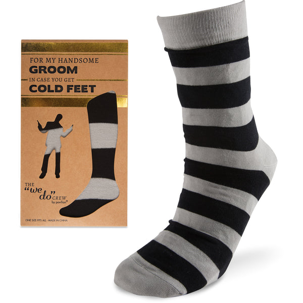 pavilion gift company Groom Black - Men's Cotton Blend Sock