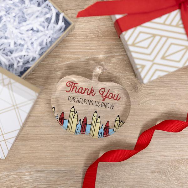 Pavilion Gift Company Grow 3.5" Acrylic Apple Plaque