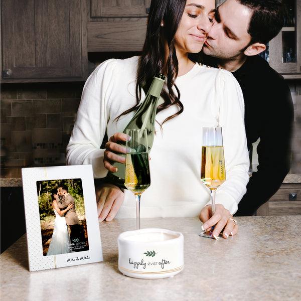 Pavilion Gift Company Happily Ever After 8 Oz - 100% Soy Wax Reveal Candle Scent: Tranquility