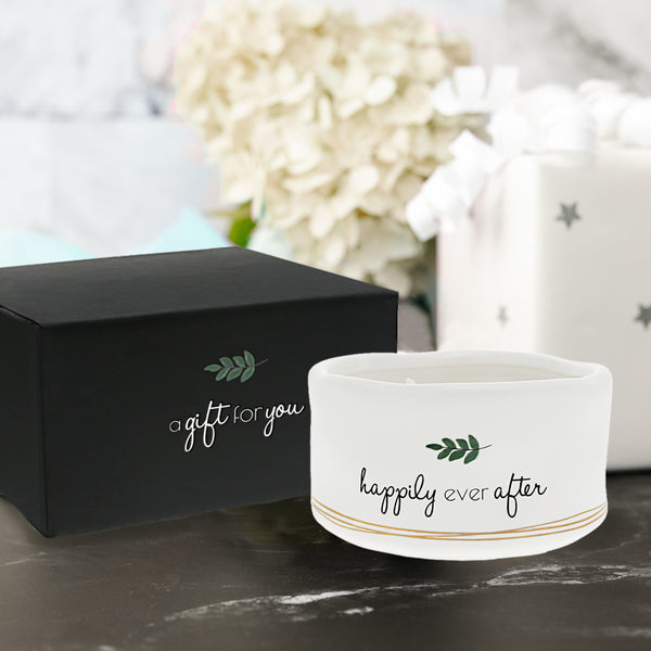 Pavilion Gift Company Happily Ever After 8 Oz - 100% Soy Wax Reveal Candle Scent: Tranquility