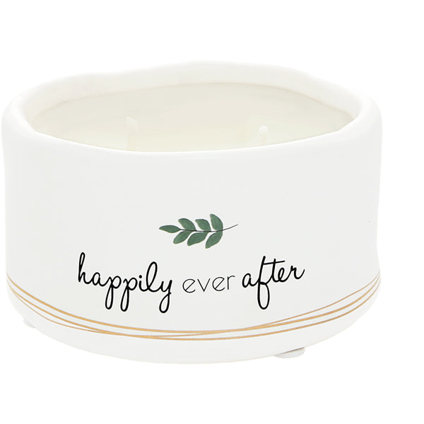 pavilion gift company Happily Ever After 8 oz - 100% Soy Wax Reveal Candle Scent: Tranquility