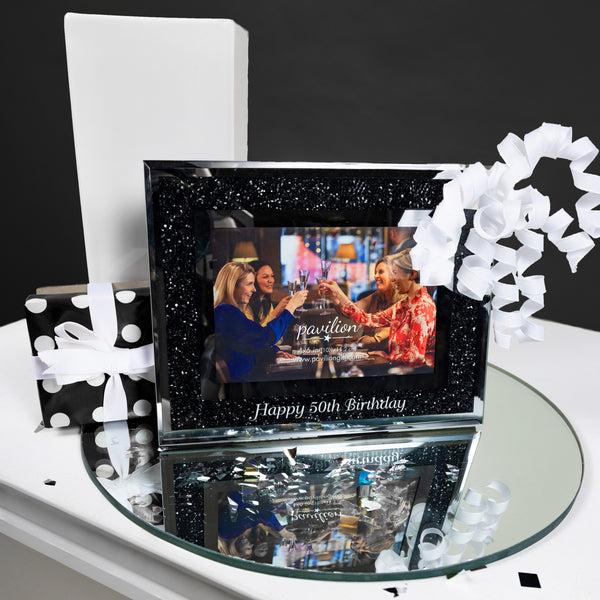 Pavilion Gift Company Happy 50th 7.25" X 9.25" Frame (Holds 4" X 6" Photo)