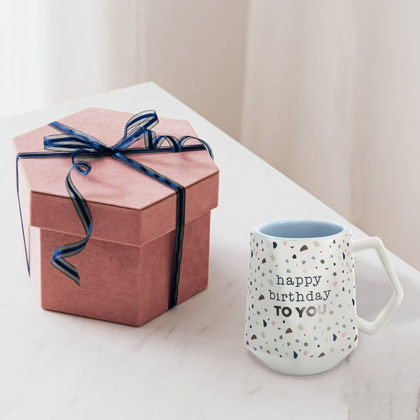 Pavilion Gift Company Happy Birthday 17 Oz Geometric Cup
