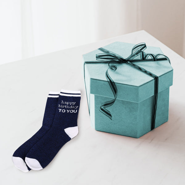 Pavilion Gift Company Happy Birthday Ladies Crew Sock