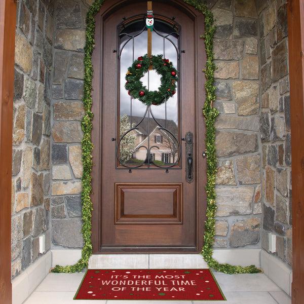 Pavilion Gift Company Happy Holidays Metal Wreath Hanger