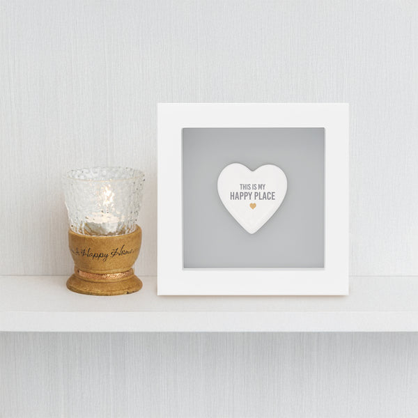 Pavilion Gift Company Happy Home 4" Tall Tealight Holder