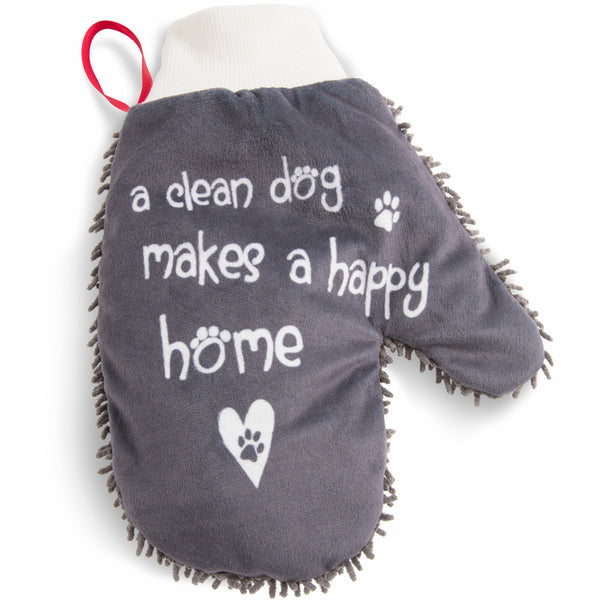 pavilion gift company Happy Home Microfiber Pet Cleaning Mitt