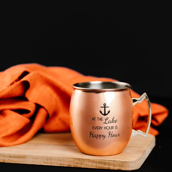 Pavilion Gift Company Happy Hour 20 Oz Stainless Steel Moscow Mule