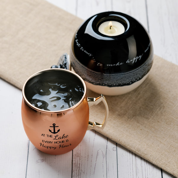 Pavilion Gift Company Happy Hour 20 Oz Stainless Steel Moscow Mule