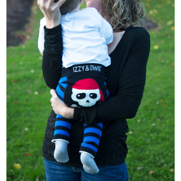 Pavilion Gift Company Happy Pirate 6-12 Months Baby Leggings