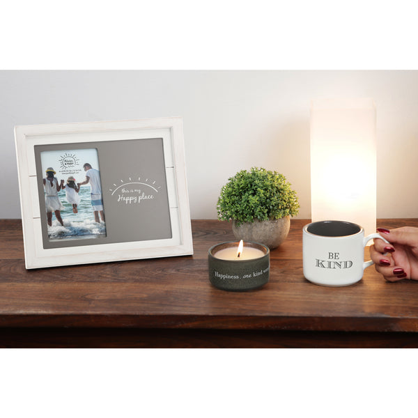 Pavilion Gift Company Happy Place 10" X 8.5" Frame (Holds 4" X 6" Photo)