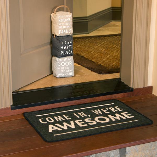 Pavilion Gift Company Happy Place 5" X 6" Door Stopper