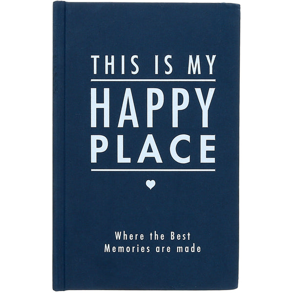 pavilion gift company Happy Place 7.25" x 4.75" x 1.25" Decorative Book