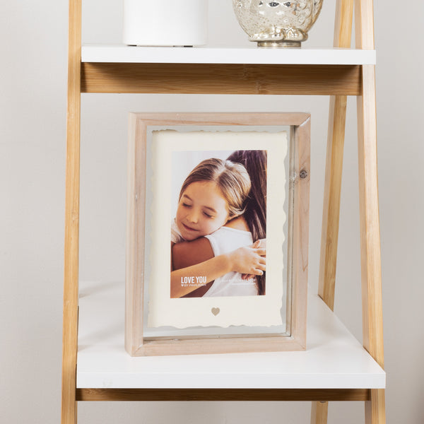 Pavilion Gift Company Heart 7.25" MDF Frame (Holds 4" X 6")
