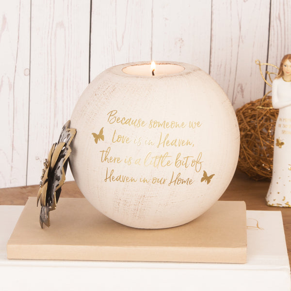 Pavilion Gift Company Heaven 5" Round Tealight Candle Holder