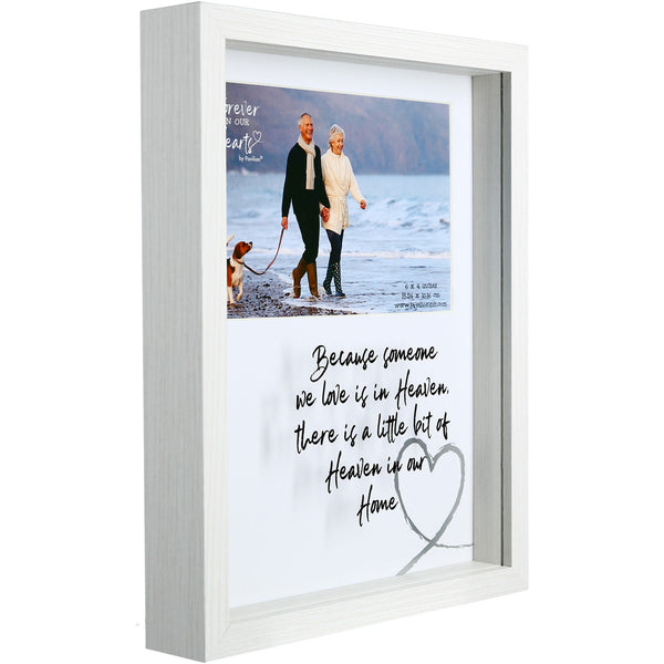 Pavilion Gift Company Heaven 7.5" X 9.5" Shadow Box Frame (Holds 6" X 4" Photo)