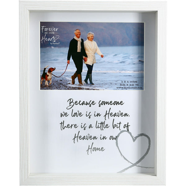 pavilion gift company Heaven 7.5" x 9.5" Shadow Box Frame (Holds 6" x 4" Photo)