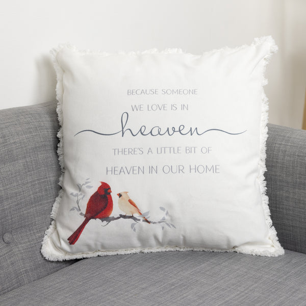 Pavilion Gift Company Heaven In Our Home 18" Square Throw Pillow