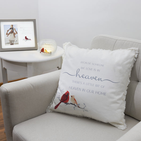 Pavilion Gift Company Heaven In Our Home 18" Square Throw Pillow