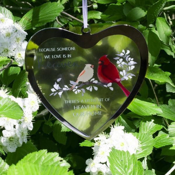 Pavilion Gift Company Heaven In Our Home 4.75" Mirrored Glass Ornament
